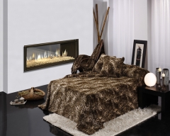 Manta de pelo ,sintetico ,tacto suave , para cama o sofa con opcion ,de cojin a juego