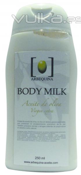 Body milk  de aceite de oliva virgen 