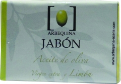Jabn de aceite de oliva virgen y esencia de limn