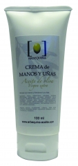Crema de manos y unas de aceite de oliva virgen