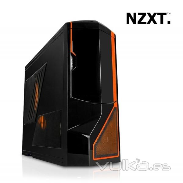 Torre ATX NZXT Phantom negra/Naranja, el chasis más elegante.