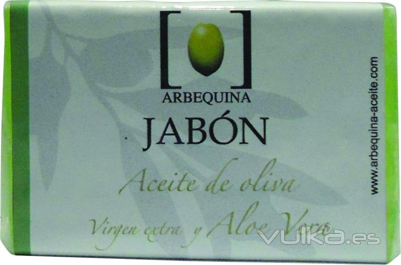 jabn de aceite de oliva virgen y esencia de aloe vera 