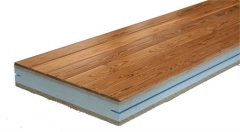 Panel thermochip  tpyh formado por un tablero hidrofugo + yeso/cemento/pino