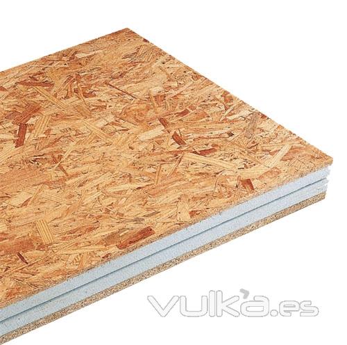 Panel Thermochip THO. Tablero de hidrfugo + tablero de partculas orientadas OSB