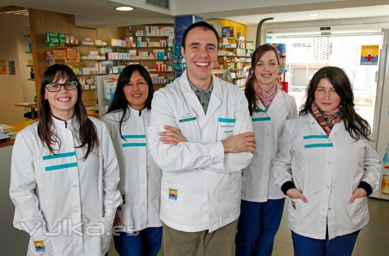 Farmacia Cornell situada en el barrio de San Idelfonso del municipio de Cornell del Llobregat fue 