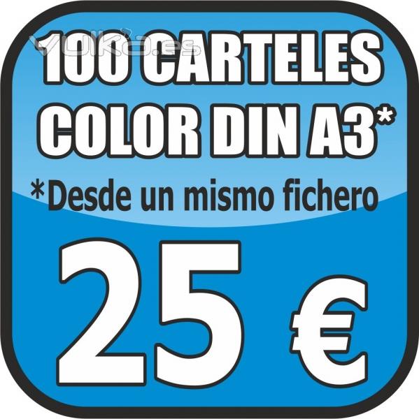 OFERTA CARTELES DIN A3 COLOR