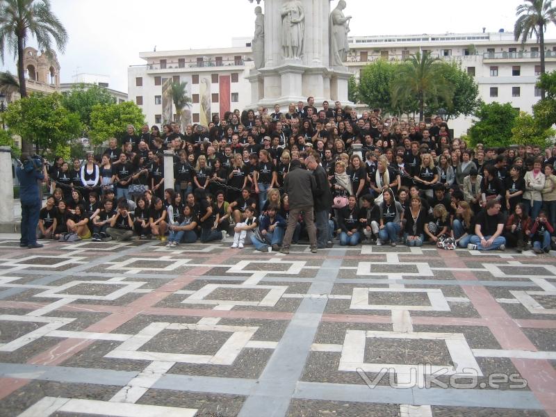 Da del estudiante. Plaza nueva de Sevilla