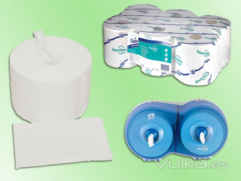 Dispensador doble y papel SmartOne