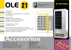 Maquina expendedora de 21 selecciones