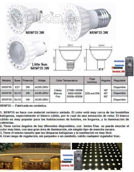 Iluminacin LED, IZQELEC.