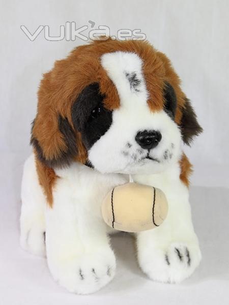 Peluches perros de calidad. Peluche perro San Bernardo sentado oasisdecor.com