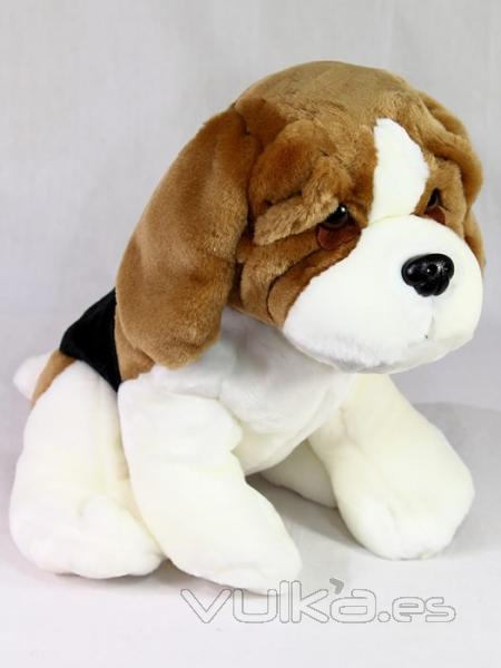 Peluches perros de calidad. Peluche perro Basset Hound sentado grande oasisdecor.com