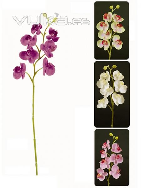 Orquideas artificiales de calidad. Phalaenopsis artificial x 7 flores oasisdecor.com