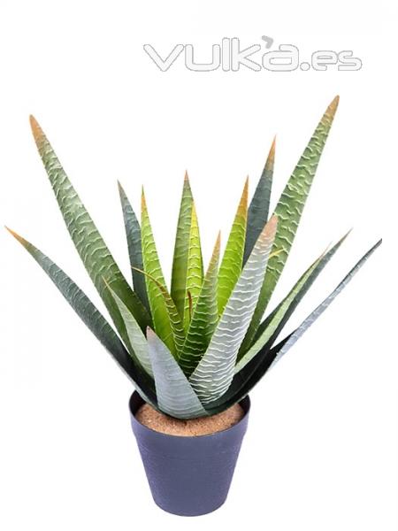 Plantas artificiales. Agave artificial con maceta pequeo oasisdecor.com