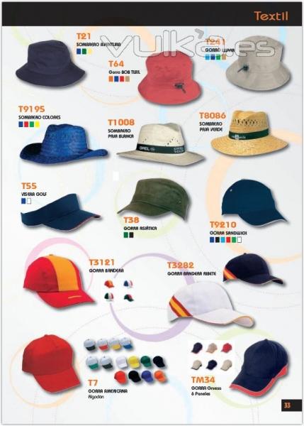 Gorras publicitarias