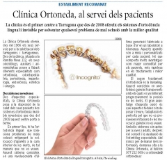 Ortoneda articulo ortodoncia invisible y ortodoncia lingual