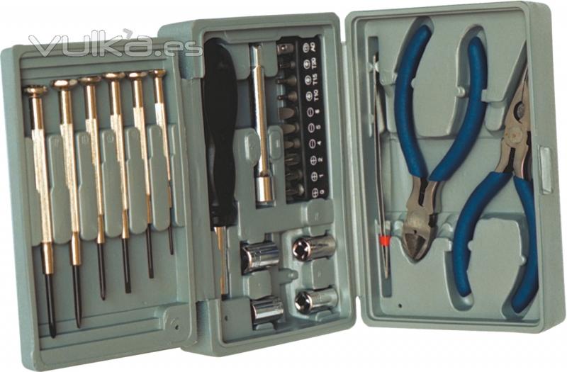 caja de 25 herramientas bsicas modelo C-9361.Estuche bsico.