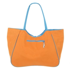 Bolsas de playa bolsa playa summer cuadros cremallera naranja en la llimona home (1)