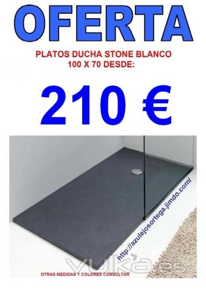 Oferta temporal plato ducha Azulejos Ortega