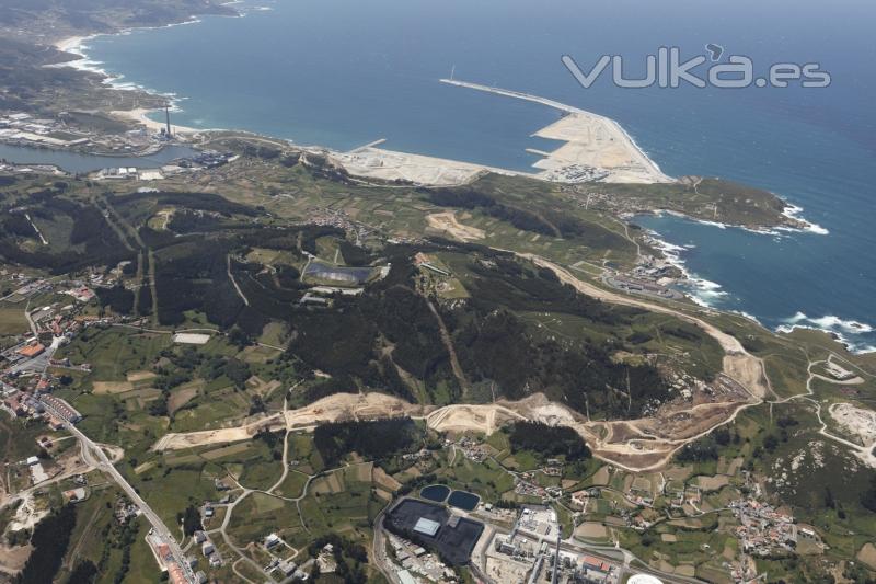 Obras del acceso al Puerto Exterior de A Coruña