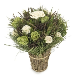 Arreglos florales artificiales arreglo floral bouquet flores artificiales 30 en la llimona home