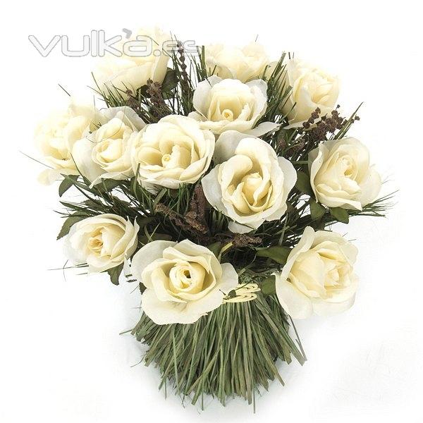 Arreglos florales artificiales. Arreglo floral bouquet flores mariposa 32 en lallimona.com (1)