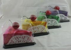 Bolsas reutilizables con forma de porcion pastel