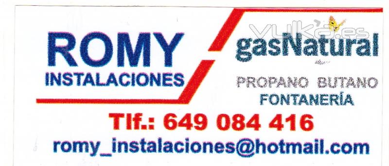 ROMY_GAS Instalaciones
