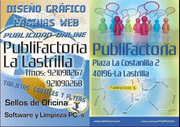 Sencillo flyer publicitario