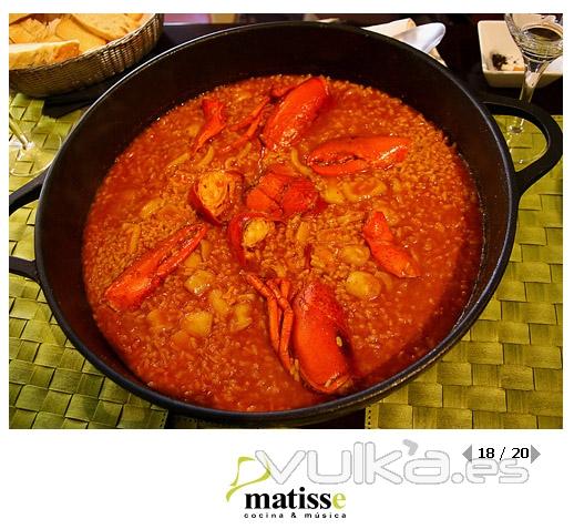 Arroz meloso con bogavante