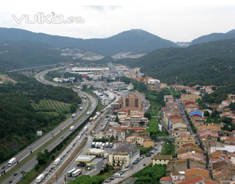 VISTA AREA DE LA JONQUERA