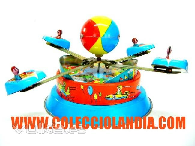 colecciolandia.com ( Norias,carruseles y tiovivos de hojalata ) Tienda Madrid Juguetes Hojalata