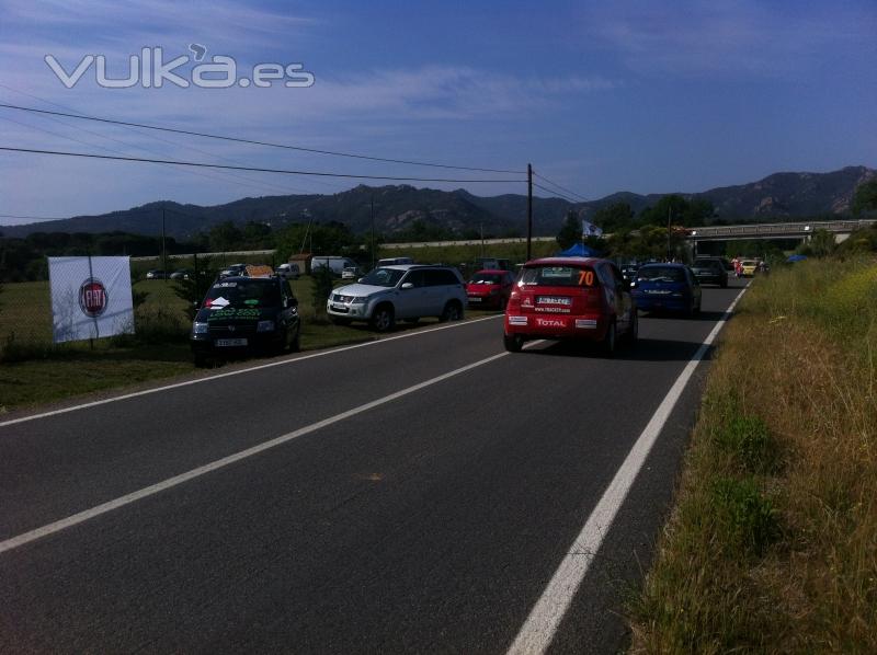 Rallye Playa de Aro 2012 .  Parking n 3 Auto Taller Emili Bosch