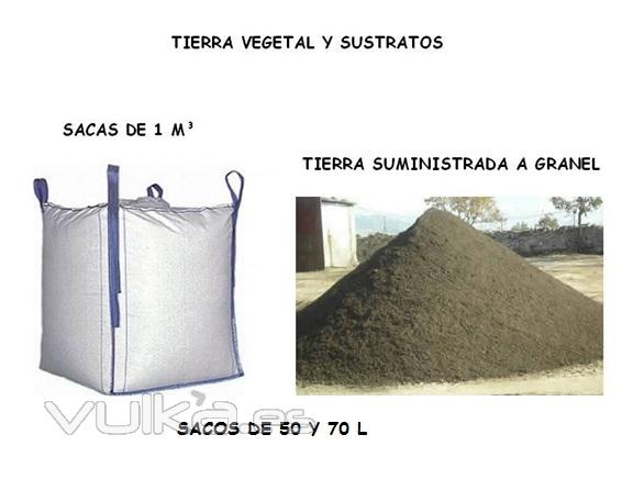 TIERRA VEGETAL Y SUSTRATO