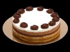 Tres chocolates: los tres mouses, chocolate negro, chocolate con leche y chocolate blanco