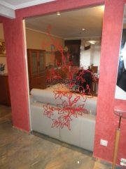 Cristalera despues de vinilo decorativo floral decoraconestiloes zaragoza