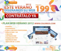 Colorioscom - oferta verano 2012 disenamos su web por solo 199eur
