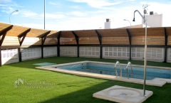 Mampara de cerramiento para piscina en madera tratada para exteriores wwwnavarroliviercom