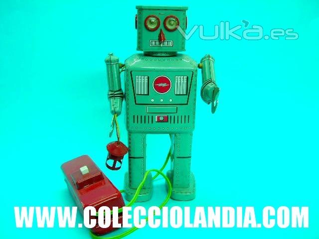 colecciolandia.com ( Robot de Hojalata ).Tienda de juguetes de hojalata en Madrid