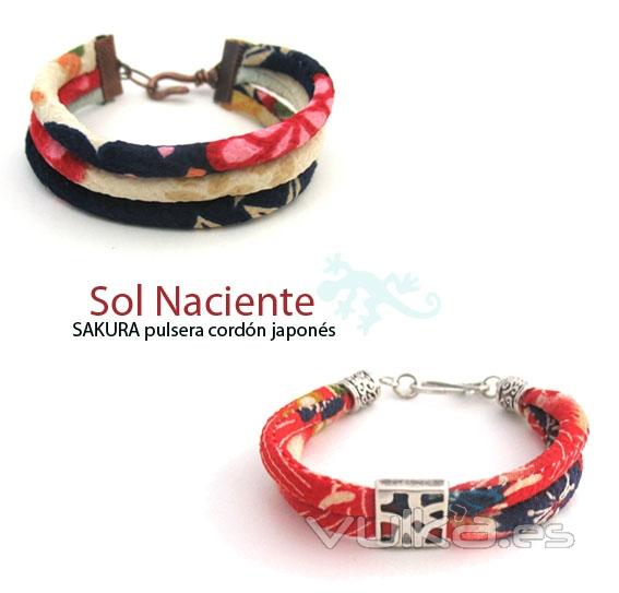 Pulseras cordn japons