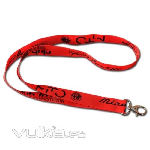 Lanyard full rojo