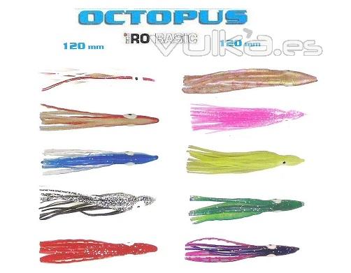 www.ceboseltimon.es Blister 3 Pulpos Especial Montajes Hiro Basic Octopus - Largo 12cms