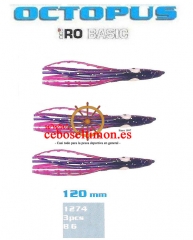 Wwwceboseltimones blister 3 pulpos especial montajes hiro basic octopus - largo 12cms