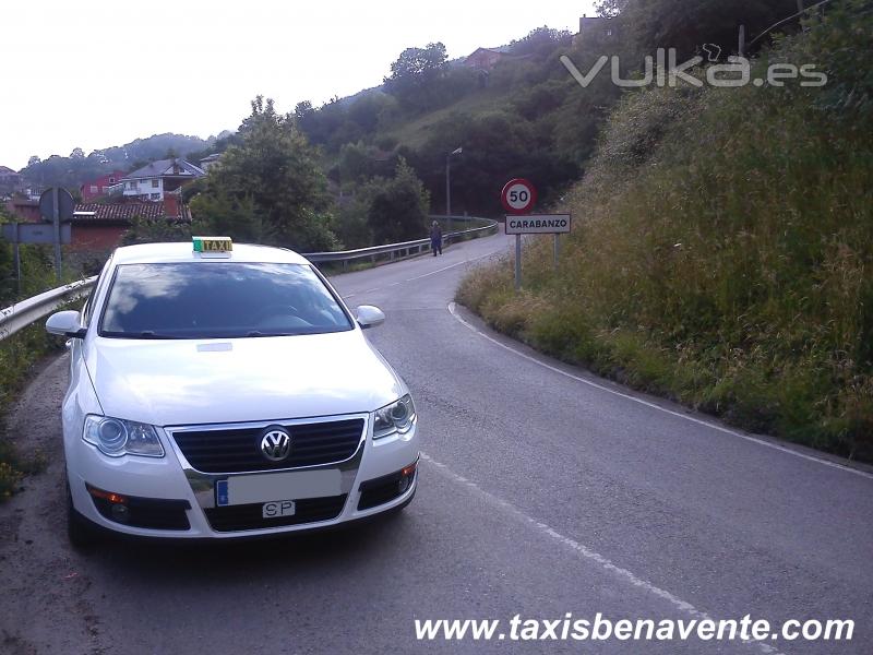 TAXI DE BENAVENTE (ZAMORA) EN CARABANZO (ASTURIAS)