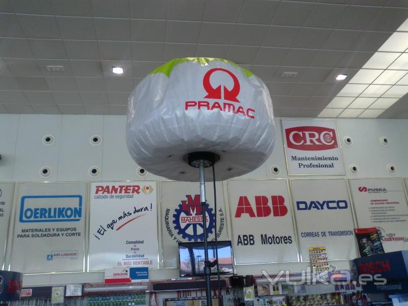 Globos de Iluminacin Pramac.