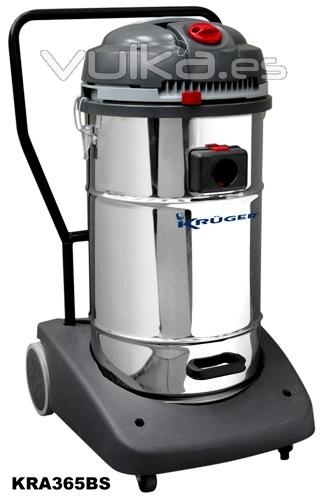 Aspirador polvo agua profesional kruger modelo KRA365BS en www.maquinarialimpiezalamarc.com