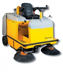 Barredora profesional a baterias de kruger  11b850dt en wwwmaquinarialimpiezalamarccom