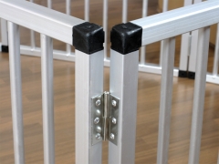 Parque para cachorros de aluminio 8 piezas-2 alturas