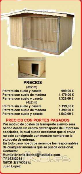 Perreras de madera y metall