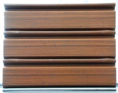 Lama ciega de 8cm de cierre enrollable de acero, imitacion madera